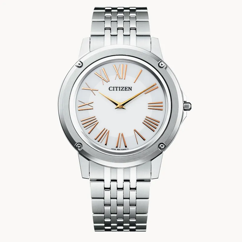 Eco-Drive One White Dial Stainless Steel Bracelet AR5020-52A | CITIZEN Eco-Drive One White Dial Stainless Steel Bracelet AR5020-52A | CITIZEN